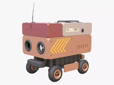 Autonomous Delivery Robot M1 3D model