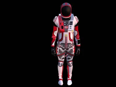 Astronaut Spacesuit Norway 3D model