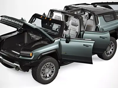 2024 GMC Hummer EV SUV 3D model