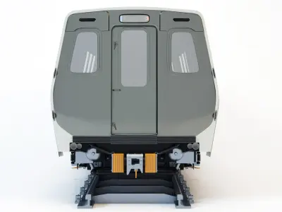 WMATA 7000 Metro Train 3D model