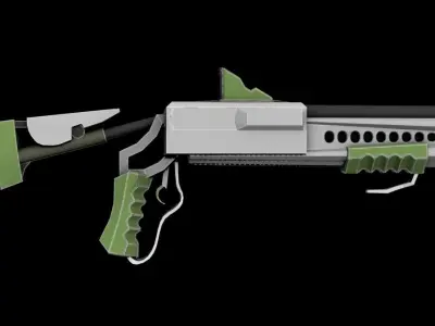 Shotgun 3D model 5