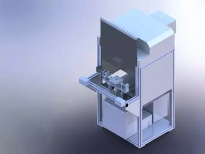 Non-standard printing machine 3D model