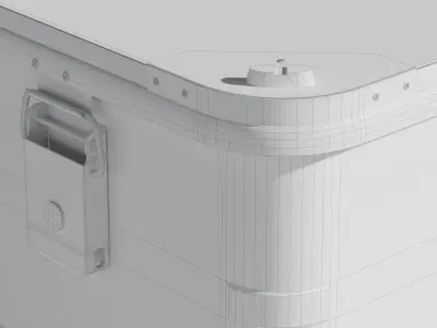 Aluminum Container 003 S 3D model
