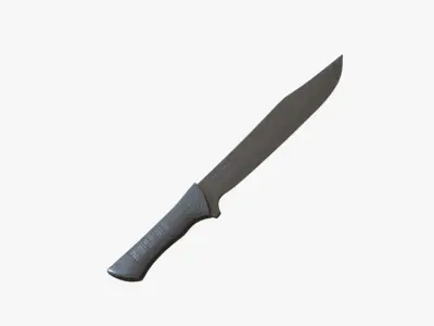 Machete knife Free low-poly 3D model purchase