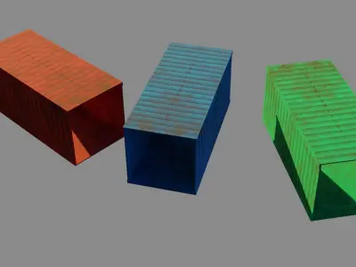 FPS Game Assets - Game Ready - PBR Low-poly 3D model