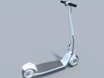 Scooter electric Low-poly 3D model purchase
