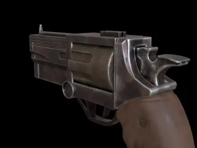 Rugged Revolver Free 3D model