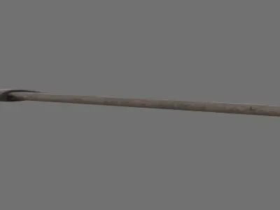 Axe 1B Low-poly 3D model