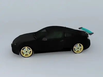 RHD Hyundai Genesis Coupe - Vocaloid Itasha Tuner Free 3D model