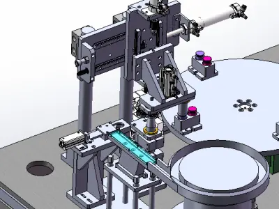Automatic Assembly Machine for Valve Bodies and O-rings 3D model