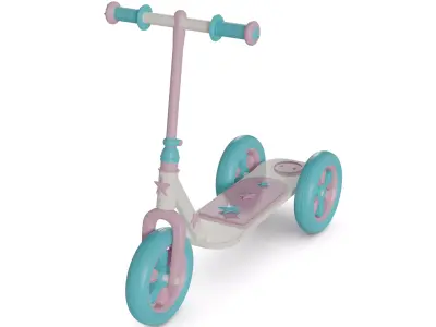Three-Wheeled Scooter 3D model