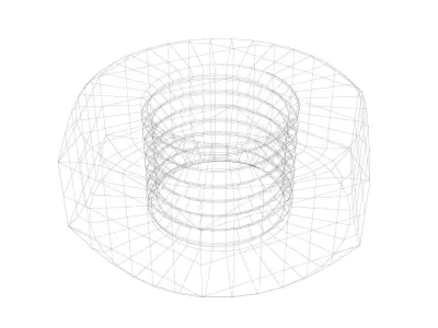 Nut 2302 Free 3D model
