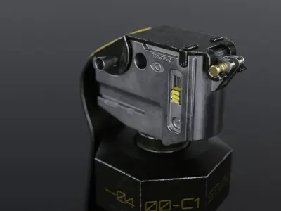 Stun grenade - flash grenade 3D model