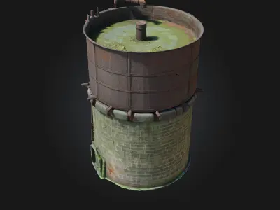 Water Tower Sentinel  Standing Tall Through Time 3D model