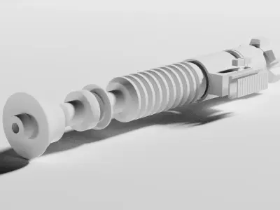 Luke Skywalker Lightsaber 3D print model purchase