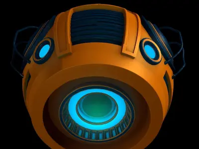 Sci Fi Drone Free 3D model