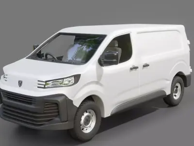 Peugeot Expert 2014 Cargo Van 3D model