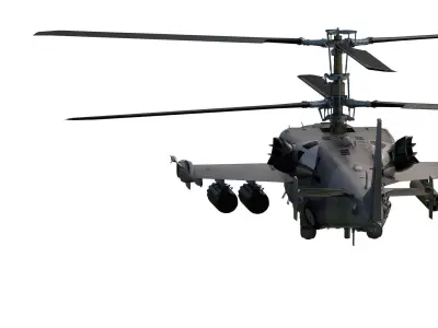 Kamov ka-52 Alligator 3D model by stationary94