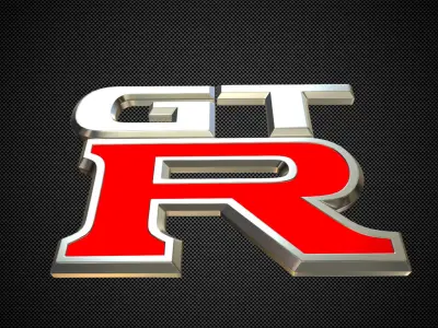 gtr logo 3D model