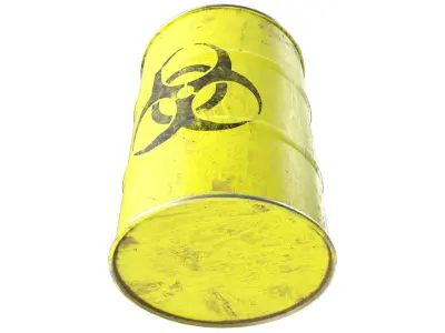 Biohazard barrel 3D model