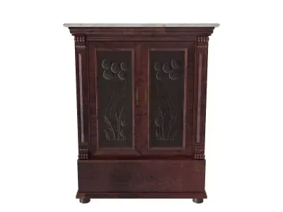 Antique Cabinet B 3D model
