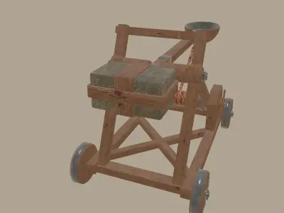 Catapult 3D model