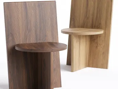 Three Plane Chair 3d model 3D model