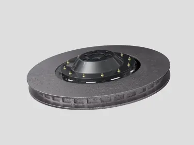 brake  auto moto vehicle 3D model