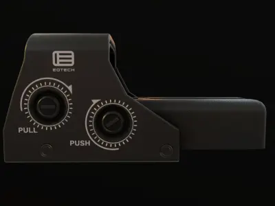 Eotech  Holographic Sight Low-poly 3D model