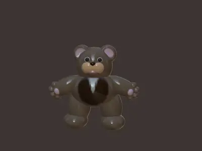 Bear3d Low-poly 3D model