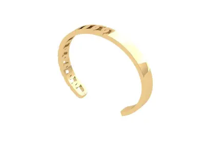 Antiq Mens Braclete 3D print model