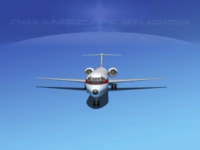 McDonnell Douglas MD80 Martinair 3D model
