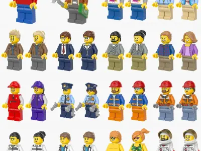 Lego Minifig Collection 3D model
