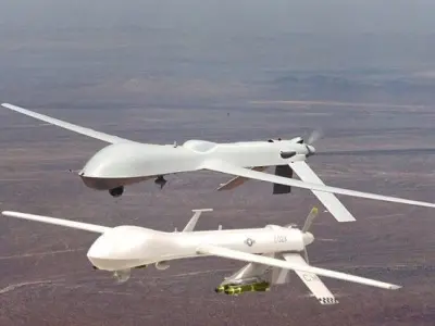 MQ-1 Predator UAV Free low-poly 3D model
