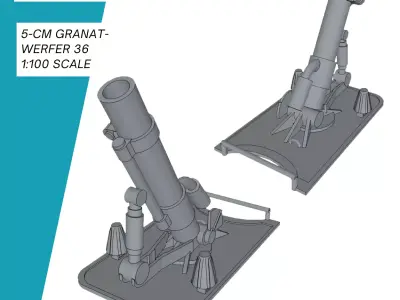 5-cm Granatwerfer 36 3D print model