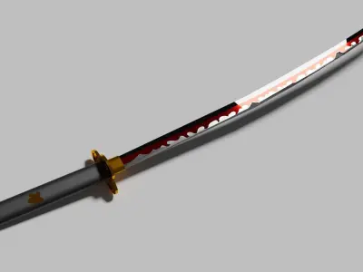 Roronoa Zoros Enma One Piece 3D model