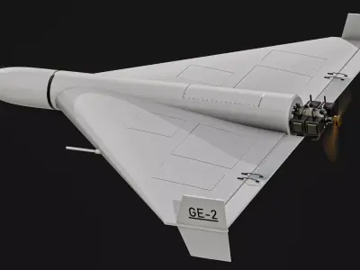 Geran-2  Iran Shahed-136 drone  Low-poly 3D model