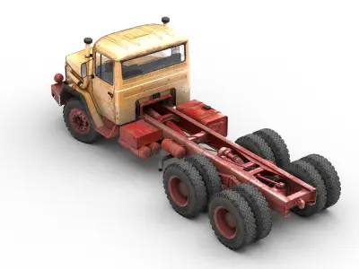 Magirus-Deutz 290D Low-poly 3D model