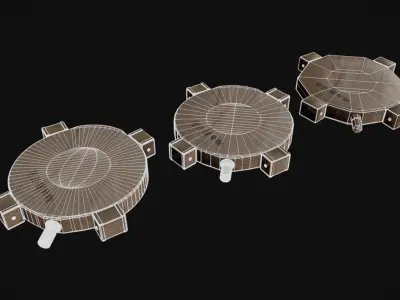 Japanese WW2 Type 99 Anti-Tank Mine 3D model