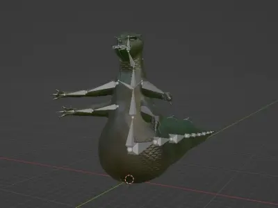 Reptile Monster Free 3D model