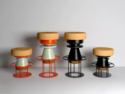 Tembo table lamp designed 3D model