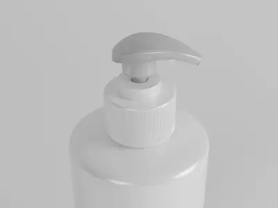 Pump Body Lotion bottle 3D model
