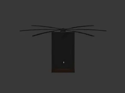 speaker helicopter 3D model