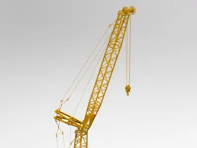 crawler crane 3D model purchase
