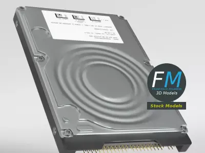 ATA-IDE Hard Disk Drive 3D model
