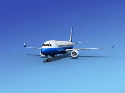 Boeing 737-800 Pacifica Charter 3D model