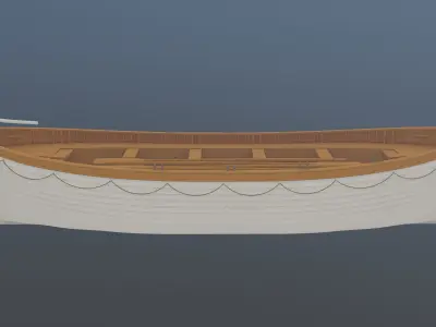 RMS Titanic Lifeboat 3D model