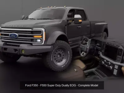 Pickup Truck Collection 3D Model Pack