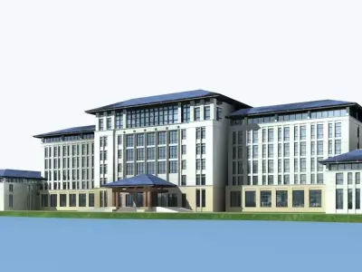 Office Building 3D model 31