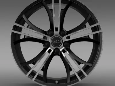 Audi R8 V10 Exclusive rim 3D model